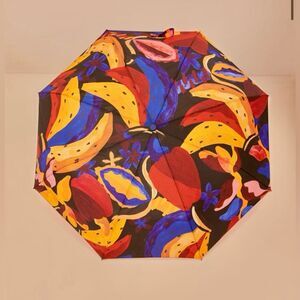 NEW FARM Rio Fruittelicious Umbrella Tropical Banana Fruit Yellow Diameter 37.4"